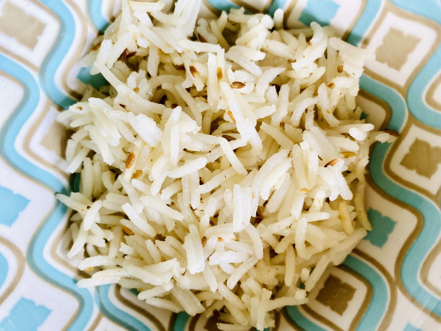 Jeera-Reis Ayurvedischer Reis mit Kreuzkümmel - simdosha Jeera-Reis Ayurvedischer Reis mit Kreuzkümmel - simdosha